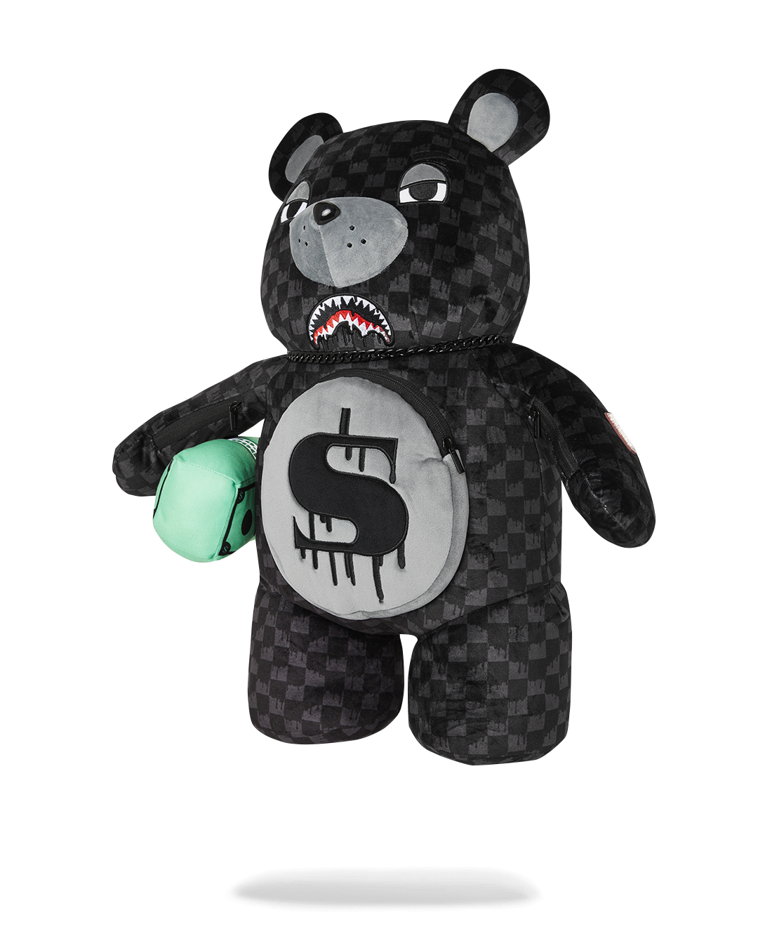 TIBURONES EN PARÍS THUNDERDRIP MONEYBEAR MOCHILA DE OSITO DE PELUCHE