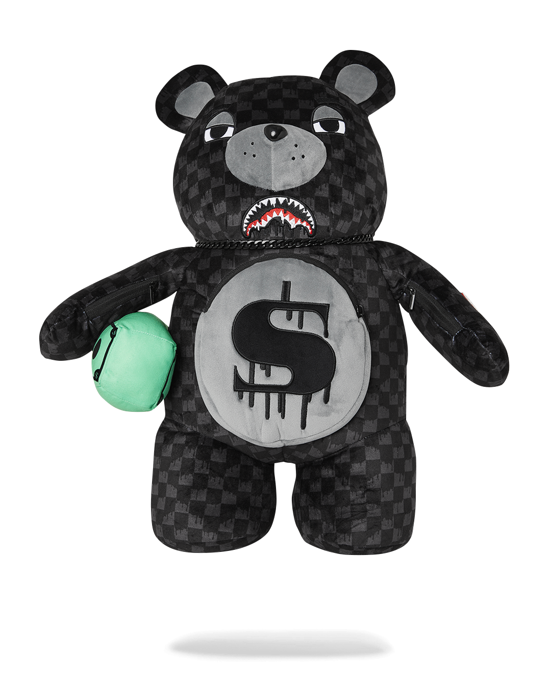TIBURONES EN PARÍS THUNDERDRIP MONEYBEAR MOCHILA DE OSITO DE PELUCHE