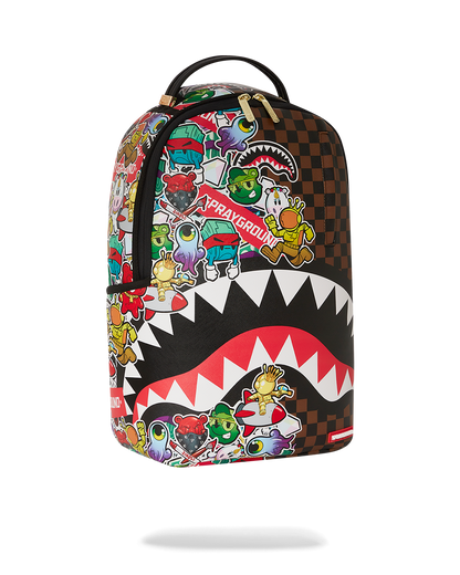 MOCHILA SHARKS IN STICKERS DLXSV