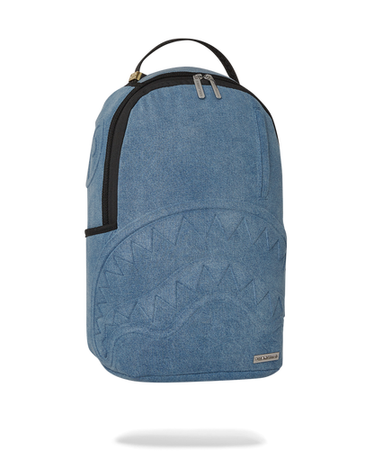 MOCHILA CON RELIEVE SHARK SMASH LOGO DENIM DLXS