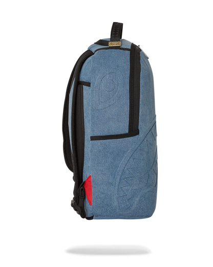 MOCHILA CON RELIEVE SHARK SMASH LOGO DENIM DLXS