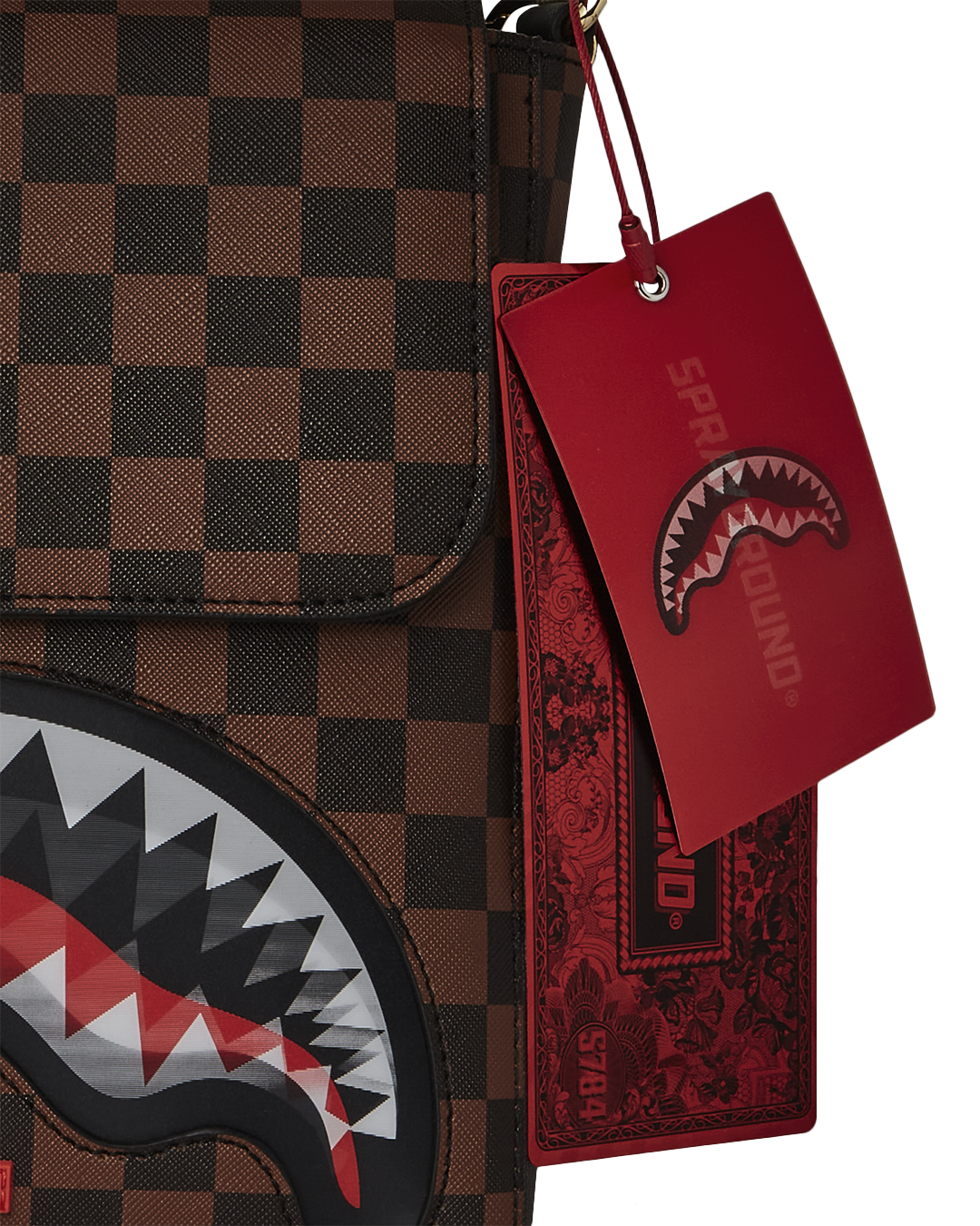 BOLSO CRUZADO ANCHO SHARKS IN PARIS LENTICULAR CHOMP