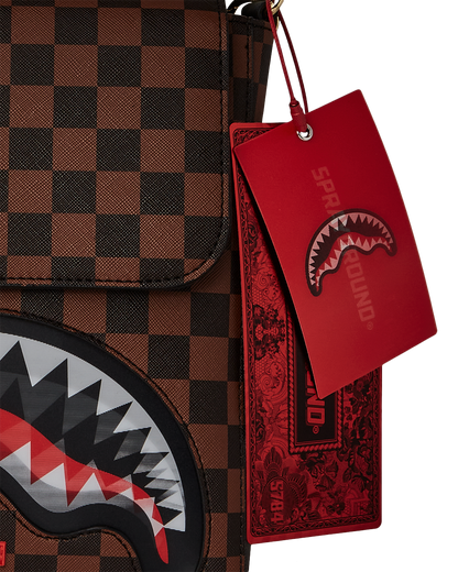 BOLSO CRUZADO ANCHO SHARKS IN PARIS LENTICULAR CHOMP