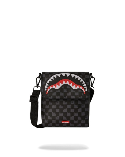 BOLSO CRUZADO ANCHO DRIP CHECK