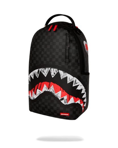 MOCHILA SCRIBBLE SHARK