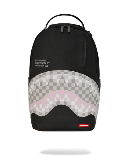 MOCHILA SHARK CENTRAL CREAM BLACK CHECK