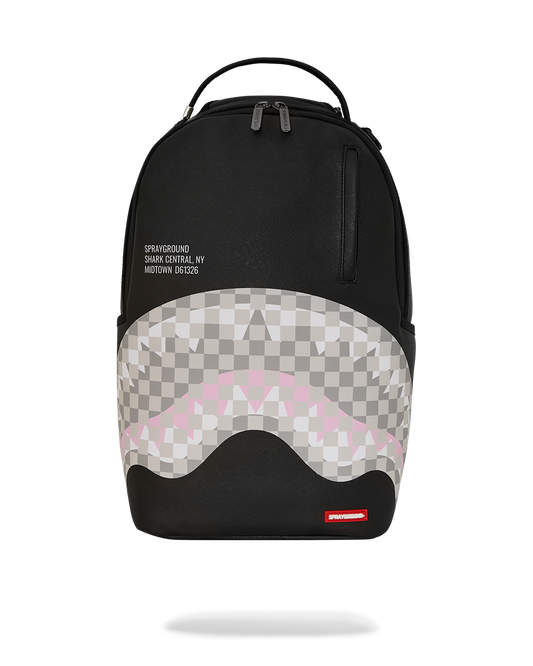 MOCHILA SHARK CENTRAL CREAM BLACK CHECK