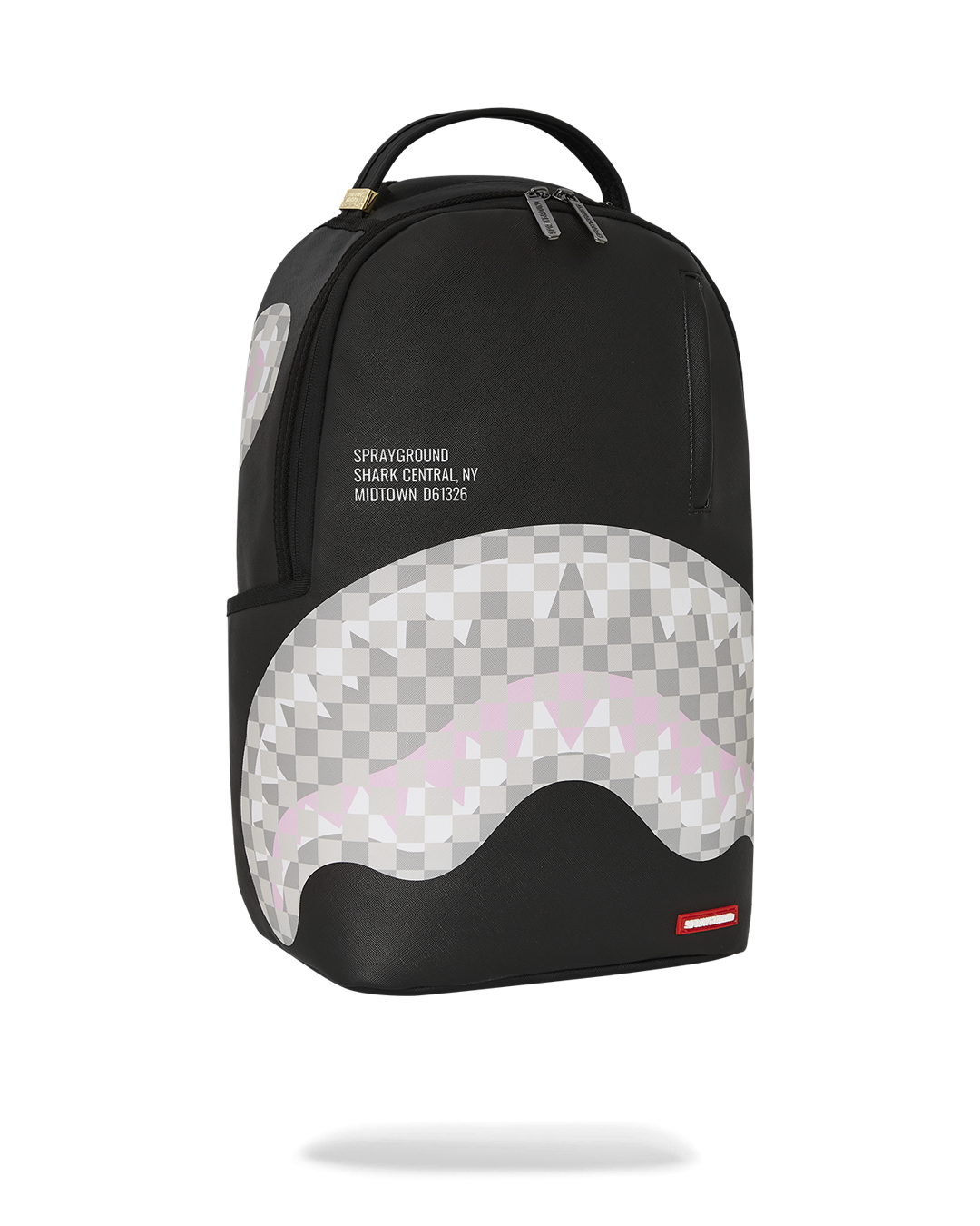 MOCHILA SHARK CENTRAL CREAM BLACK CHECK