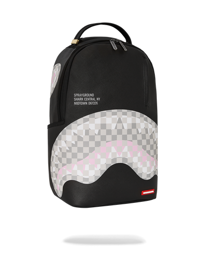 MOCHILA SHARK CENTRAL CREAM BLACK CHECK