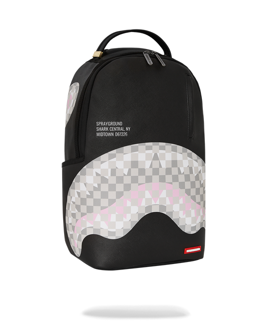 MOCHILA SHARK CENTRAL CREAM BLACK CHECK