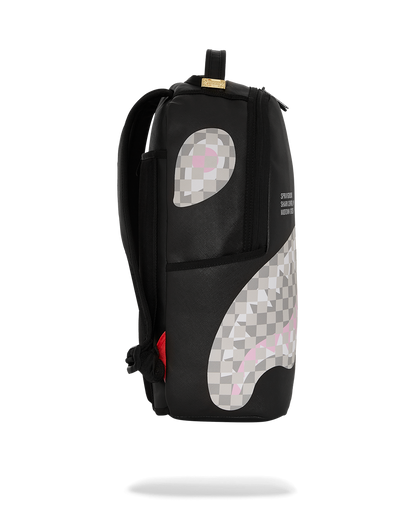 MOCHILA SHARK CENTRAL CREAM BLACK CHECK