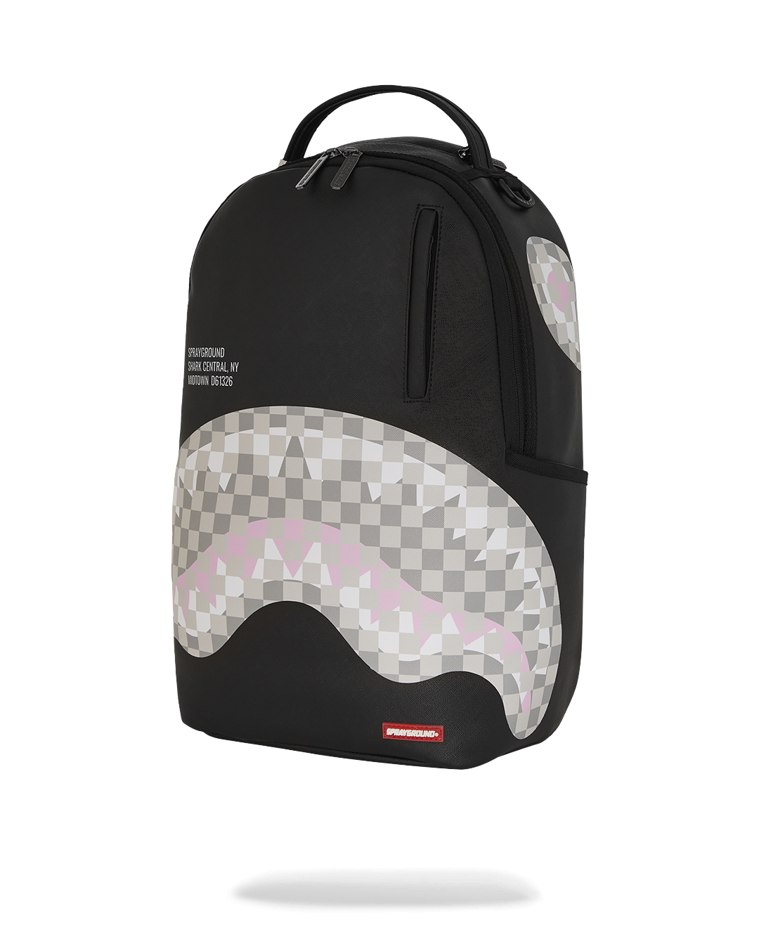 MOCHILA SHARK CENTRAL CREAM BLACK CHECK