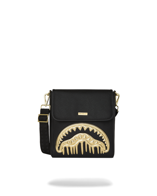 BOLSO CRUZADO ANCHO GOLD AND DANGEROUS