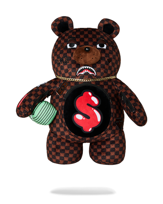 MOCHILA DE OSO SHARKS IN PARIS GRIN & GRIND