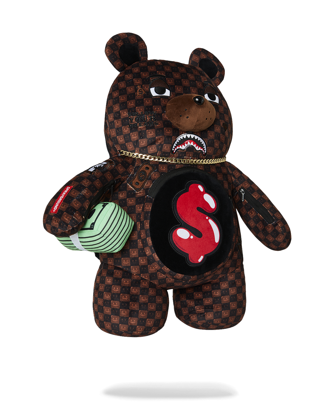 MOCHILA DE OSO SHARKS IN PARIS GRIN & GRIND