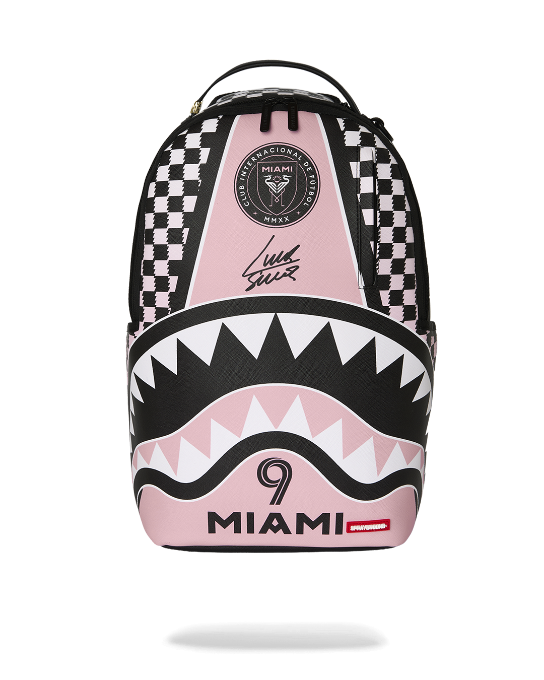 MOCHILA MLS COLLAB - INTERMIAMI LUIS SUAREZ PINK STRIPE
