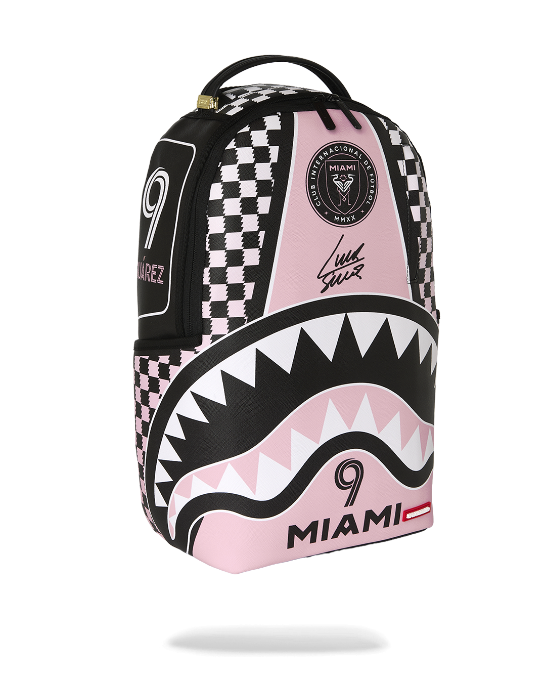 MOCHILA MLS COLLAB - INTERMIAMI LUIS SUAREZ PINK STRIPE