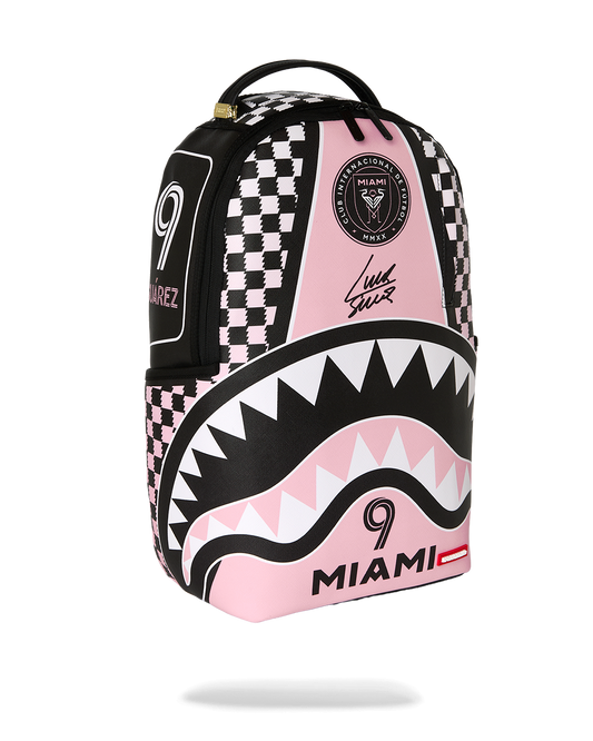 MOCHILA MLS COLLAB - INTERMIAMI LUIS SUAREZ PINK STRIPE