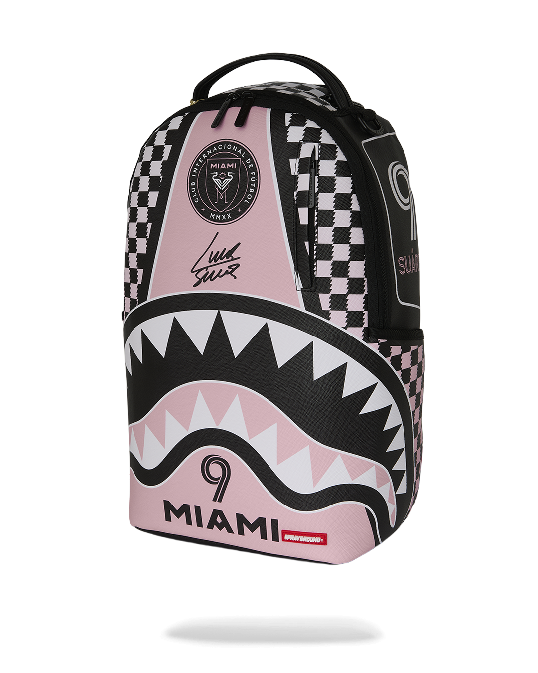 MOCHILA MLS COLLAB - INTERMIAMI LUIS SUAREZ PINK STRIPE