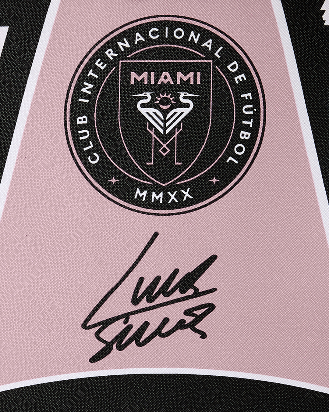 MOCHILA MLS COLLAB - INTERMIAMI LUIS SUAREZ PINK STRIPE