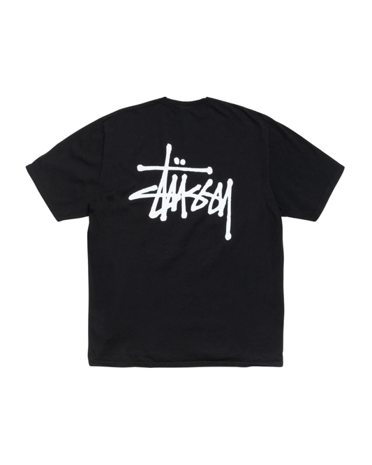 BASSIC STUSSY TEE BLACK