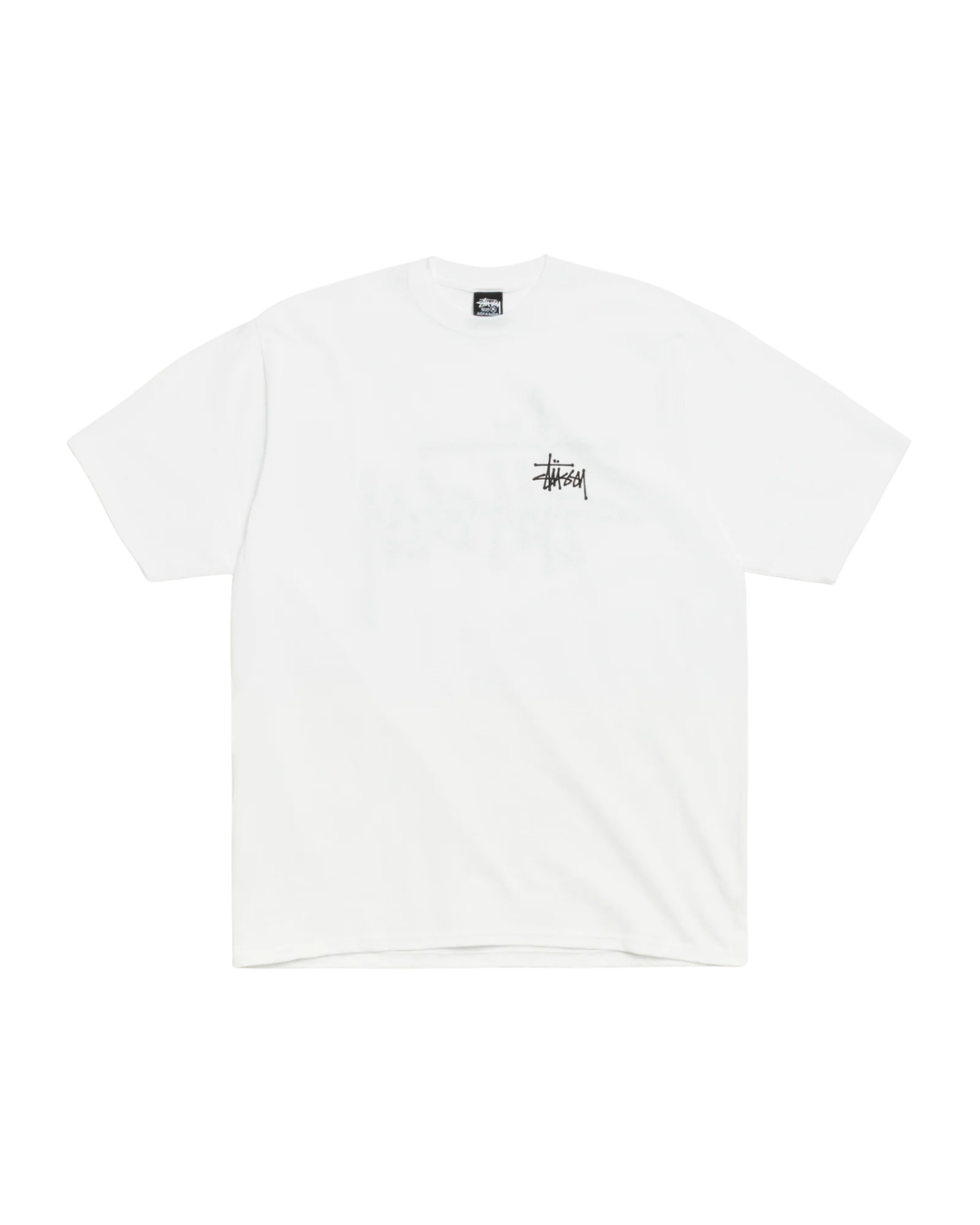 BASSIC STUSSY TEE WHITE