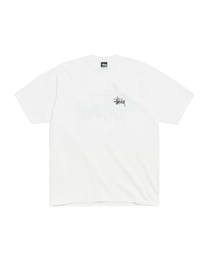 BASSIC STUSSY TEE WHITE