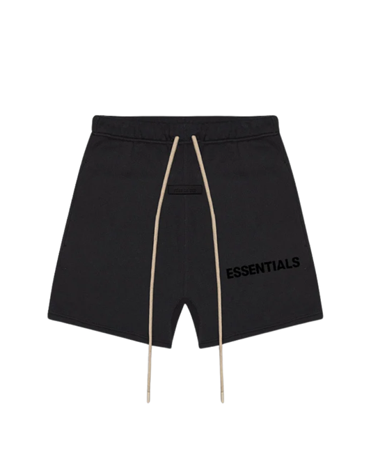 FEAR OF GOD ESSENTIALS SWEATSHORT JET BLACK