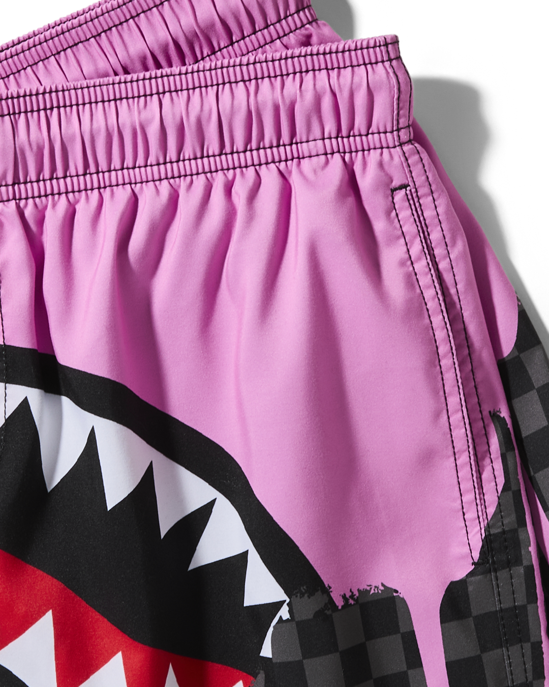 OCEAN DRIP CHECK SWIM SHORT