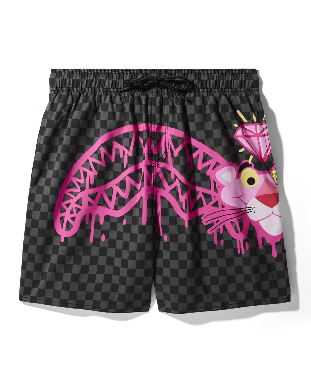PINK PANTHER DIAMOND SHARK SWIM SHORTS