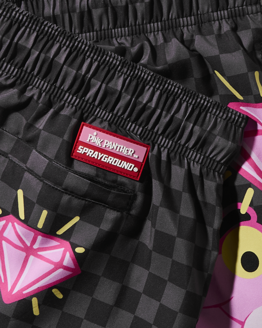 PINK PANTHER DIAMOND SHARK SWIM SHORTS
